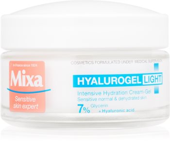 MIXA Hyalurogel Light Moisturizing Cream For Face with Hyaluronic Acid