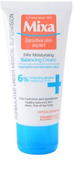 MIXA 24 HR Moisturising crema hidratanta cu efect de echilibrare pentru piele normală și mixtă