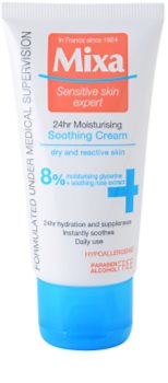 MIXA 24 HR Moisturising hydratační a zklidňující krém pro citlivou a intolerantní pleť