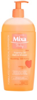 MIXA Baby schaumiges Öl für Dusche und Bad