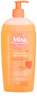 MIXA Baby пенесто олио за душ и вана