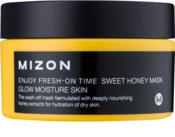 Mizon Enjoy Fresh-On Time озаряваща и хидратираща маска с мед за суха кожа