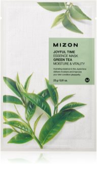 Mizon Joyful Time Green Tea plátýnková maska s hydratačním a revitalizačním účinkem
