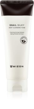 Mizon Snail Silky дълбокопочистваща пяна с екстракт от охлюв