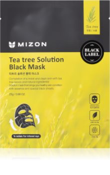 Mizon Tea Tree Solution успокояваща платнена маска