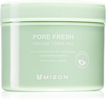 Mizon Pore Fresh Peeling-Pads für das Gesicht für empfindliche Haut mit Neigung zu Akne