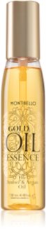 Montibello Gold Oil Amber & Argan Oil huile régénérante et protectrice pour cheveux abîmés et pointes fourchues à l'huile d'argan