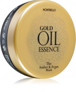 Montibello Gold Oil Amber & Argan Mask revitalisierende Maske für die Haare