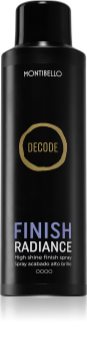 Montibello Decode Finish Radiance Spray spray cheveux à séchage rapide brillance