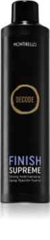 Montibello Decode Finish Supreme Spray laque cheveux extra fort anti-humidité