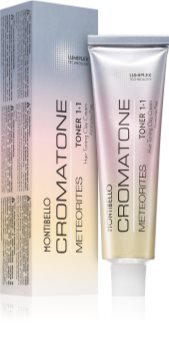 Montibello Cromatone Meteorites Toner toner couleur pour cheveux blond clair, méchés et blancs