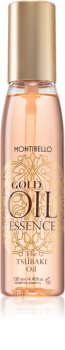 Montibello Gold Oil Tsubaki Oil hidratáló és tápláló olaj a hajra a szín védelméért