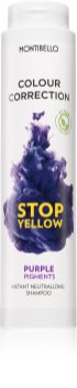 Montibello Colour Correction Stop Yellow shampoing pour cheveux blonds et décolorés anti-jaunissement