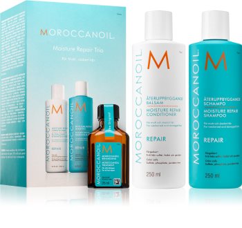 Moroccanoil Moisture Repair Cosmetic Set (For Damaged, Chemically Treated Hair) for Women