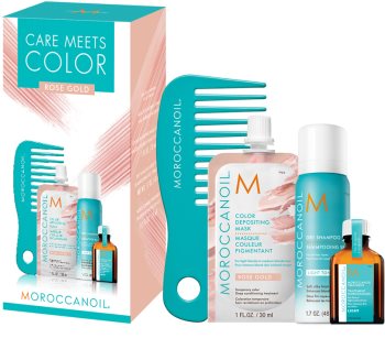 Moroccanoil Care Meets Color szett Rose Gold (a szőke és melírozott hajra)