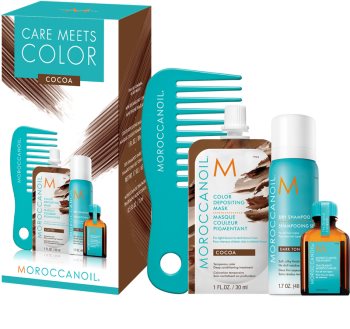 Moroccanoil Care Meets Color Kosmetik-Set Cocoa (für dunkles Haar )