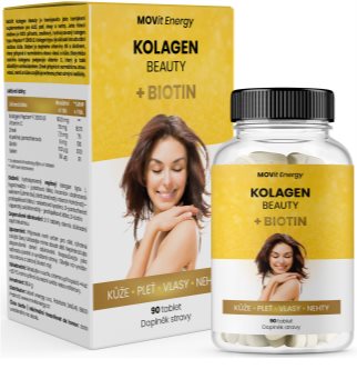 Movit Energy Kolagén Beauty + Biotin výživový doplnok pre krásne vlasy, pleť a nechty