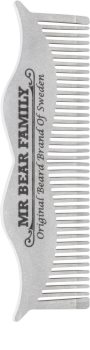 Mr Bear Family Grooming Tools peigne à barbe en acier