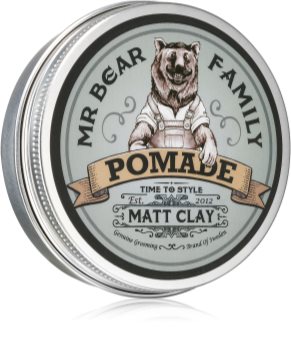 Mr Bear Family Matt Clay pomadă matifiantă pentru păr