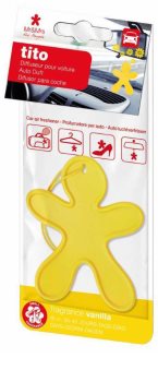 Mr & Mrs Fragrance Tito Yellow Vanilla ambientador auto (Vanilla)