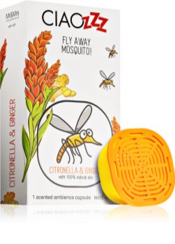 Mr & Mrs Fragrance Ciaozzz Citronella & Ginger ανταλλακτικό για διαχυτές αρώματος κάψουλες (Mosquito Repellent)