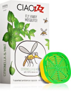 Mr & Mrs Fragrance Ciaozzz Citronella & Mint refill for aroma diffusers capsules (Mosquito Repellent)