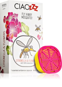 Mr & Mrs Fragrance Ciaozzz Citronella & Flowers ανταλλακτικό για διαχυτές αρώματος κάψουλες (Mosquito Repellent)