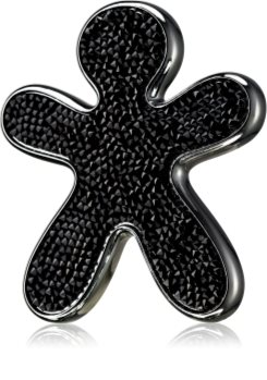 Mr & Mrs Fragrance Niki Crystal After Midnight désodorisant voiture rechargeable Black (Swarovski black)