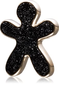 Mr & Mrs Fragrance Niki Crystal After Midnight ambientador auto recarregável gold (Swarovski black)