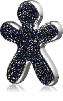 Mr & Mrs Fragrance Niki Crystal Nuit Des Etoiles ambientador auto recarregável Silver (Swarovski blue)
