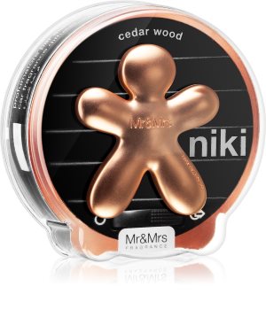 Mr & Mrs Fragrance Niki Cedar Wood vůně do auta plnitelná