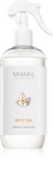 Mr & Mrs Fragrance Blanc Mint of Cuba spray para o lar