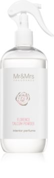 Mr & Mrs Fragrance Blanc Florence Talcum Powder σπρέι δωματίου