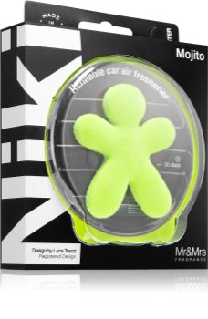 Mr & Mrs Fragrance Niki Velvet Mojito ambientador auto recarregável