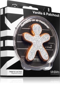 Mr & Mrs Fragrance Niki Fashion Vanilla & Patchouli auto luchtverfrisser  Navulbaar