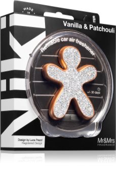 Mr & Mrs Fragrance Niki Fashion Vanilla & Patchouli parfum pentru masina reincarcabil