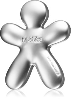 Mr & Mrs Fragrance Niki Classic Fresh Air odświeżacz do samochodu flakon napełnialny Silver (matt)