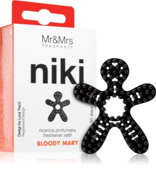 Mr & Mrs Fragrance Niki Bloody Mary Auton ilmanraikastin Täyttöpakkaus