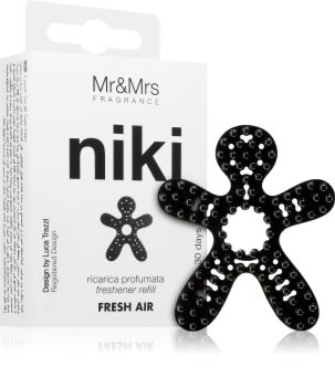 Mr & Mrs Fragrance Niki Fresh Air luftfrisker til bil Genopfyldning