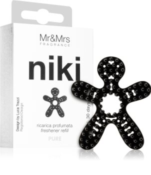 Mr & Mrs Fragrance Niki Pure ambientador de coche para ventilación recarga de recambio