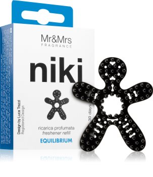Mr & Mrs Fragrance Niki Equilibrium ambientador de coche para ventilación Recambio
