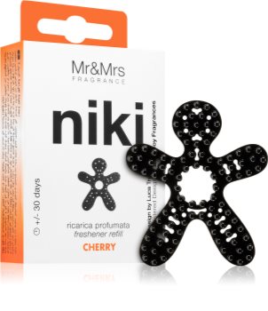 Mr & Mrs Fragrance Niki Cherry vôňa do auta náhradná náplň