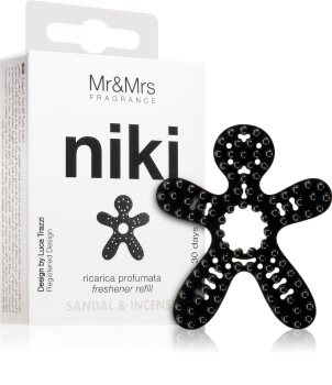 Mr & Mrs Fragrance Niki Sandal & Incense illat autóba utántöltő