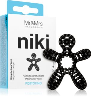 Mr & Mrs Fragrance Niki Portofino Auton ilmanraikastin Täyttöpakkaus