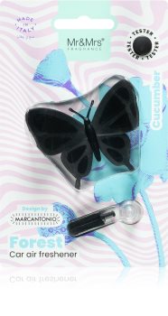 Mr & Mrs Fragrance Forest Cucumber parfum pentru masina (Bleck Butterfly)