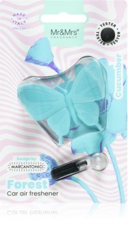Mr & Mrs Fragrance Forest Cucumber parfum pentru masina (Light Blue Butterfly)