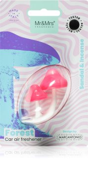 Mr & Mrs Fragrance Forest Sandal & Incense Auton ilmanraikastin (Fuchsia Mushroom)