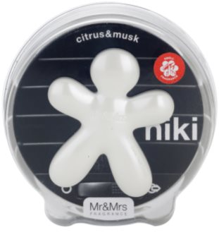 Mr & Mrs Fragrance Niki Citrus & Musk parfum pentru masina reincarcabil