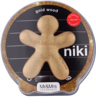 Mr & Mrs Fragrance Niki Gold Wood deodorante per auto ricaricabile