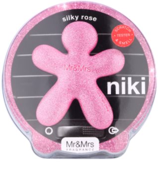 Mr & Mrs Fragrance Niki Silky Rose vôňa do auta plniteľná